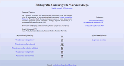 Desktop Screenshot of bibliografia.icm.edu.pl
