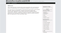 Desktop Screenshot of bioinfo.icm.edu.pl