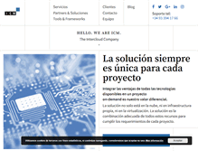 Tablet Screenshot of icm.es