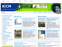 Tablet Screenshot of icm.cz