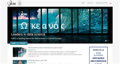 Desktop Screenshot of icm.edu.pl